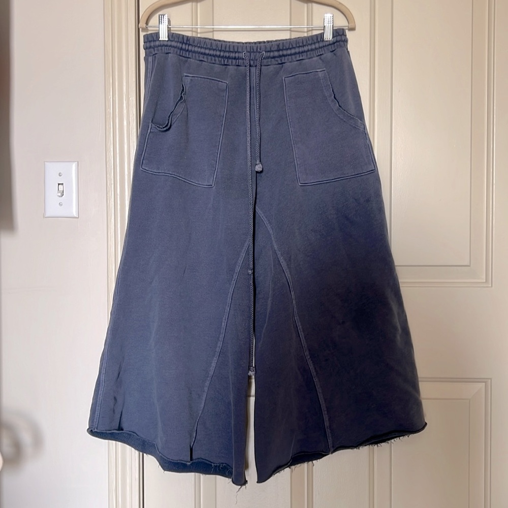 Free People FP Movement Grey Ventura Culottes Sweat Capris